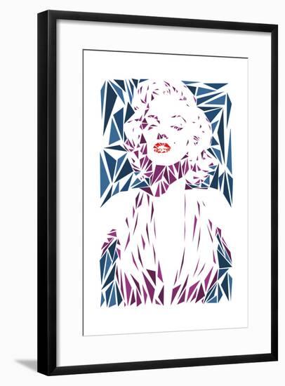 Marilyn Monroe-Cristian Mielu-Framed Art Print