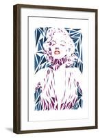 Marilyn Monroe-Cristian Mielu-Framed Art Print