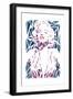 Marilyn Monroe-Cristian Mielu-Framed Art Print