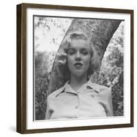 Marilyn Monroe-Ed Clark-Framed Photographic Print