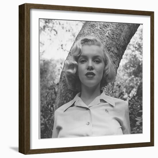 Marilyn Monroe-Ed Clark-Framed Photographic Print