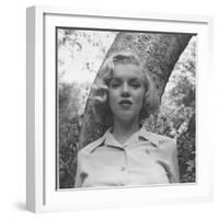 Marilyn Monroe-Ed Clark-Framed Photographic Print