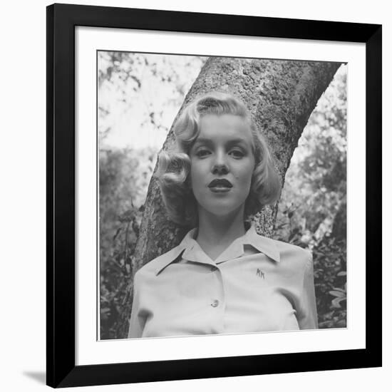 Marilyn Monroe-Ed Clark-Framed Photographic Print