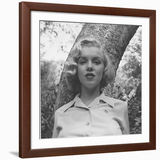 Marilyn Monroe-Ed Clark-Framed Photographic Print