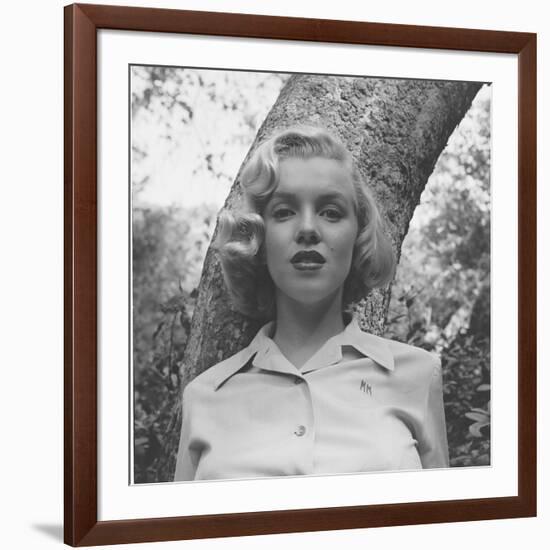 Marilyn Monroe-Ed Clark-Framed Photographic Print