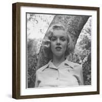 Marilyn Monroe-Ed Clark-Framed Premium Photographic Print