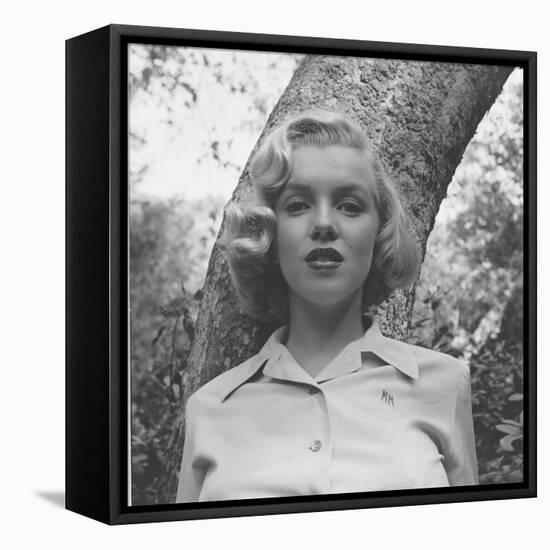 Marilyn Monroe-Ed Clark-Framed Stretched Canvas