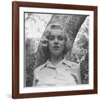 Marilyn Monroe-Ed Clark-Framed Premium Photographic Print