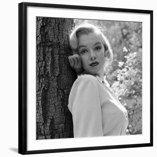 Marilyn Monroe-Ed Clark-Framed Photographic Print