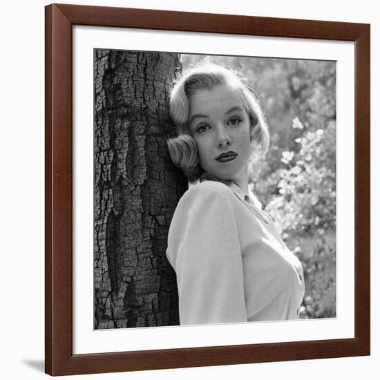 Marilyn Monroe-Ed Clark-Framed Photographic Print