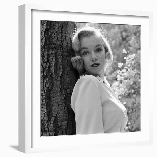 Marilyn Monroe-Ed Clark-Framed Photographic Print