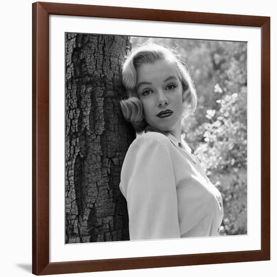 Marilyn Monroe-Ed Clark-Framed Photographic Print