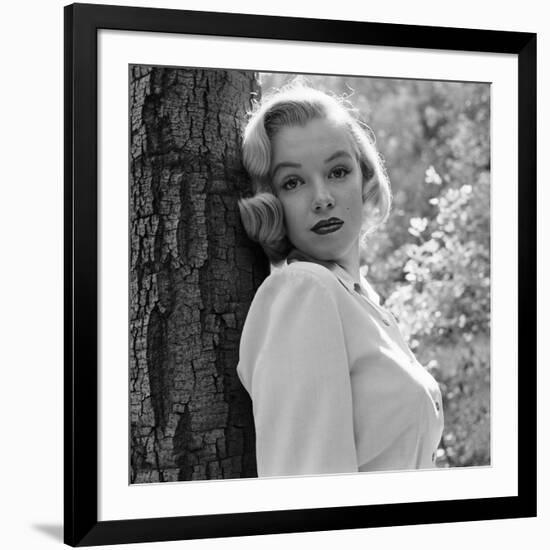 Marilyn Monroe-Ed Clark-Framed Photographic Print