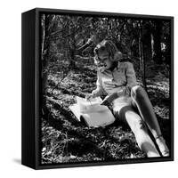 Marilyn Monroe-Ed Clark-Framed Stretched Canvas