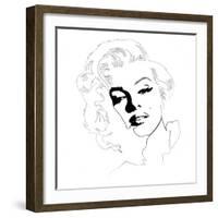 Marilyn Monroe-Logan Huxley-Framed Art Print