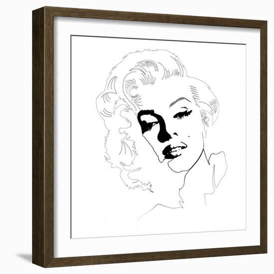 Marilyn Monroe-Logan Huxley-Framed Art Print