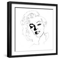 Marilyn Monroe-Logan Huxley-Framed Art Print