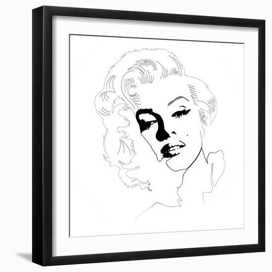 Marilyn Monroe-Logan Huxley-Framed Art Print