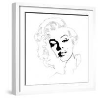 Marilyn Monroe-Logan Huxley-Framed Art Print