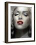 Marilyn: Red Lips-Shen-Framed Art Print