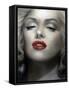 Marilyn: Red Lips-Shen-Framed Stretched Canvas