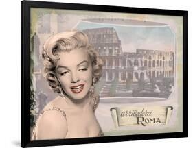 Marilyn Roma-Chris Consani-Framed Art Print