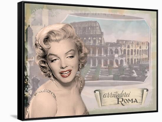 Marilyn Roma-Chris Consani-Framed Stretched Canvas