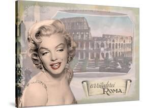 Marilyn Roma-Chris Consani-Stretched Canvas