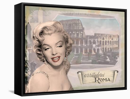 Marilyn Roma-Chris Consani-Framed Stretched Canvas