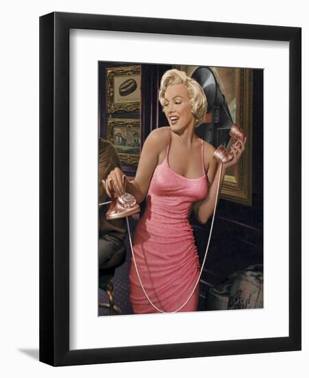 Marilyn's Call II-null-Framed Art Print