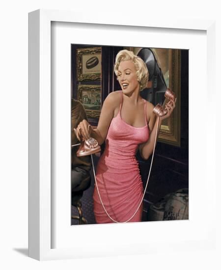 Marilyn's Call II-null-Framed Art Print