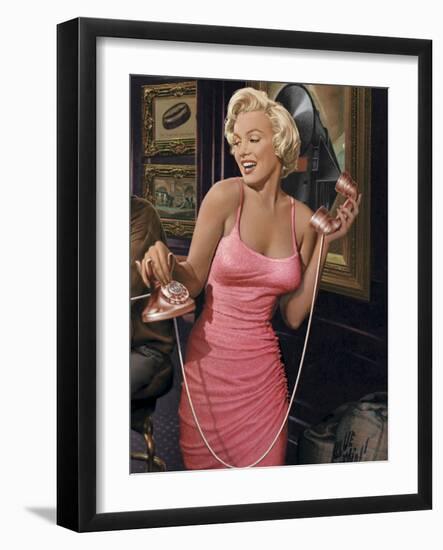 Marilyn's Call II-null-Framed Art Print