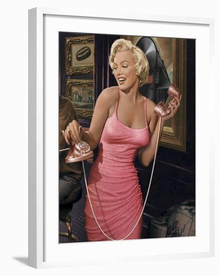 Marilyn's Call II-null-Framed Art Print