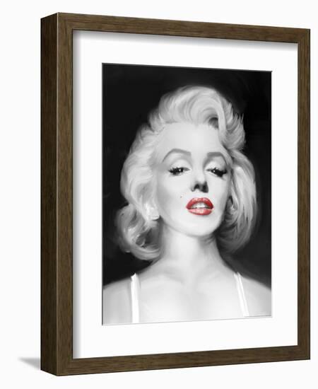 Marilyn's Gaze-Jerry Michaels-Framed Art Print