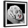 Marilyn's Lips-Jerry Michaels-Framed Art Print