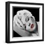 Marilyn's Lips-Jerry Michaels-Framed Art Print