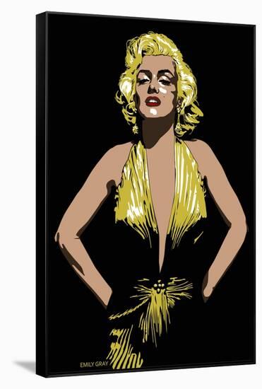 Marilyn - Some Like it Hot-Emily Gray-Framed Stretched Canvas