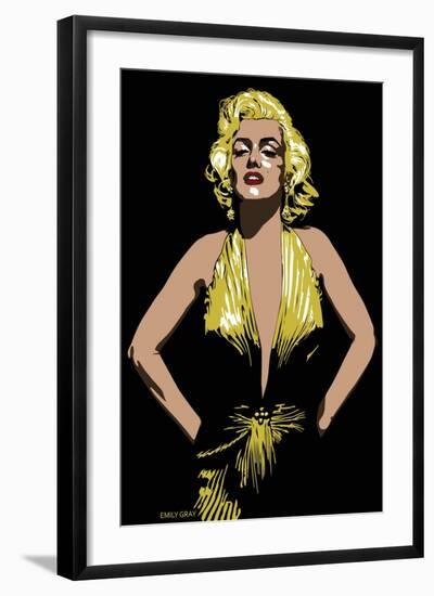 Marilyn - Some Like it Hot-Emily Gray-Framed Giclee Print