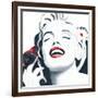 Marilyn Study with Flower-Irene Celic-Framed Art Print