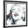 Marilyn Study with Flower-Irene Celic-Framed Art Print