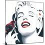 Marilyn Study with Flower-Irene Celic-Mounted Art Print