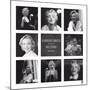 Marilyn the Toast of Hollywood-British Pathe-Mounted Art Print