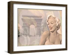 Marilyn Triomphe-Chris Consani-Framed Art Print