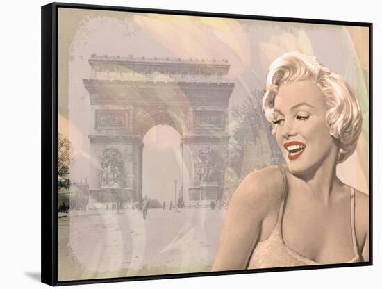 Marilyn Triomphe-Chris Consani-Framed Stretched Canvas