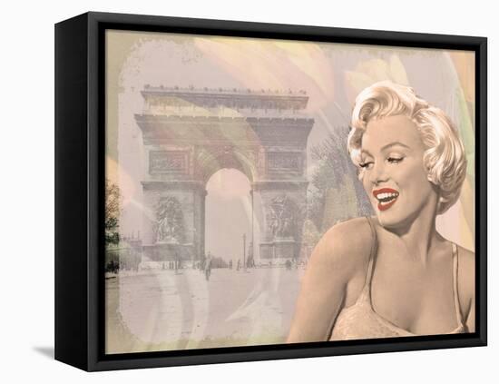 Marilyn Triomphe-Chris Consani-Framed Stretched Canvas