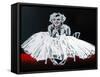 Marilyn-Abstract Graffiti-Framed Stretched Canvas