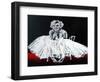 Marilyn-Abstract Graffiti-Framed Giclee Print