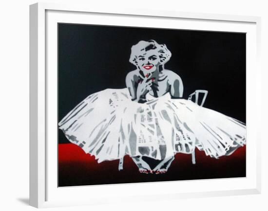 Marilyn-Abstract Graffiti-Framed Giclee Print