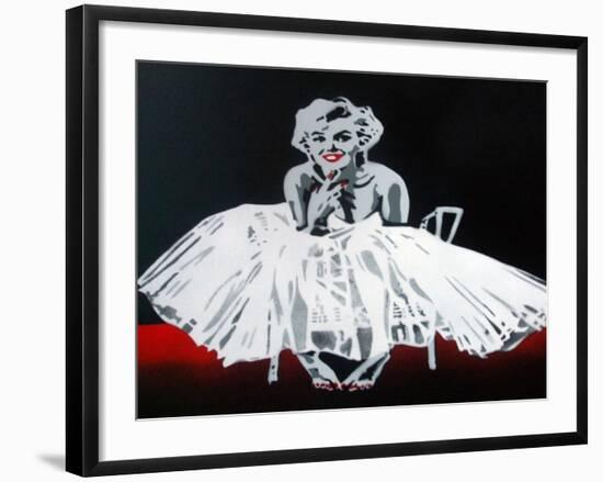 Marilyn-Abstract Graffiti-Framed Giclee Print