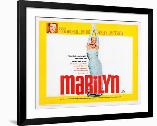 Marilyn-null-Framed Art Print